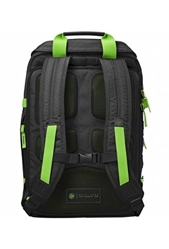 HP 15.6" Odyssey - Laptop Backpack (Black/Green) image
