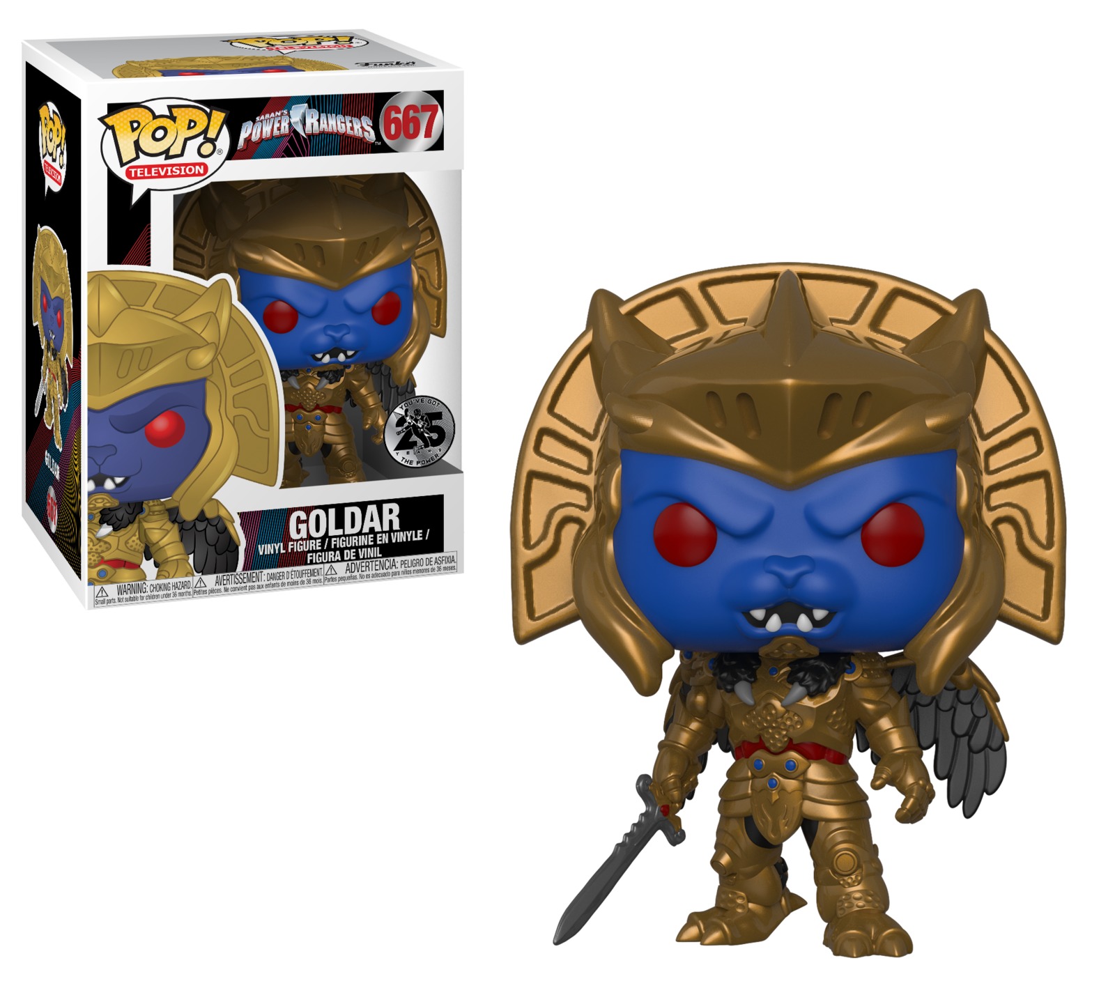 Power Rangers - Goldar Pop! Vinyl Figure image