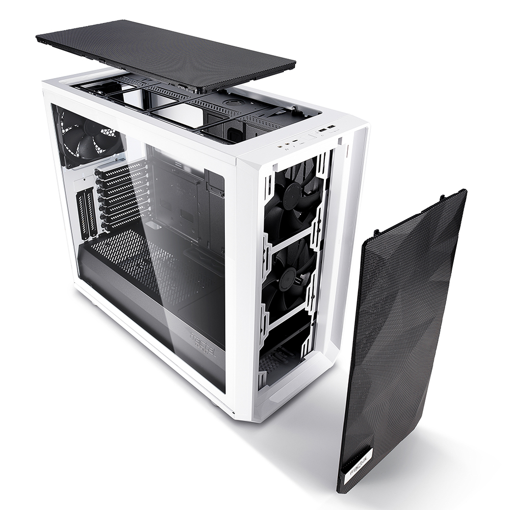 Fractal Design: Meshify S2 - White - Clear Tempered Glass image