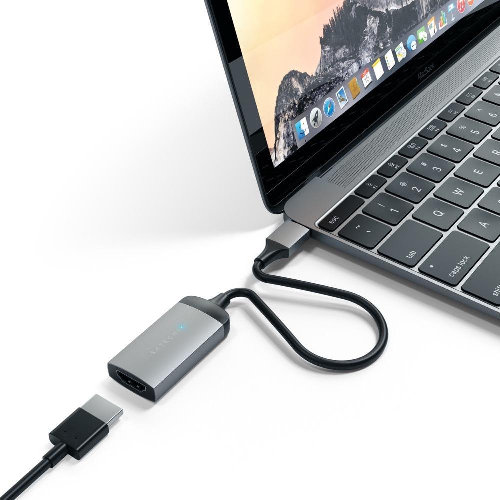 Satechi: Type-C to 4K HDMI Adaptor - Space Grey image