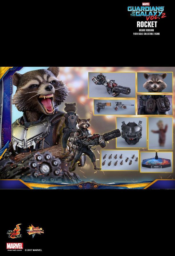 Guardians of the Galaxy: Vol. 2 - Rocket Deluxe 6" Scale Action Figure image