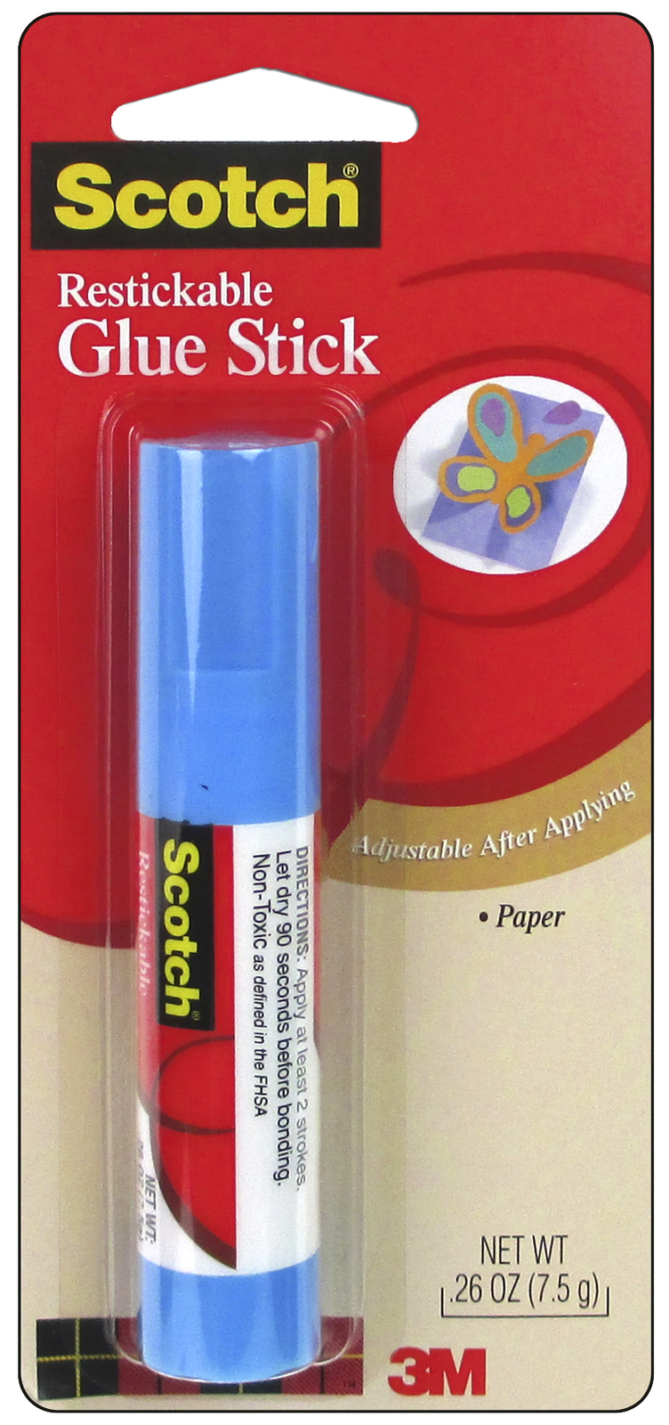 Scotch Restickable Glue Stick 7.5g image