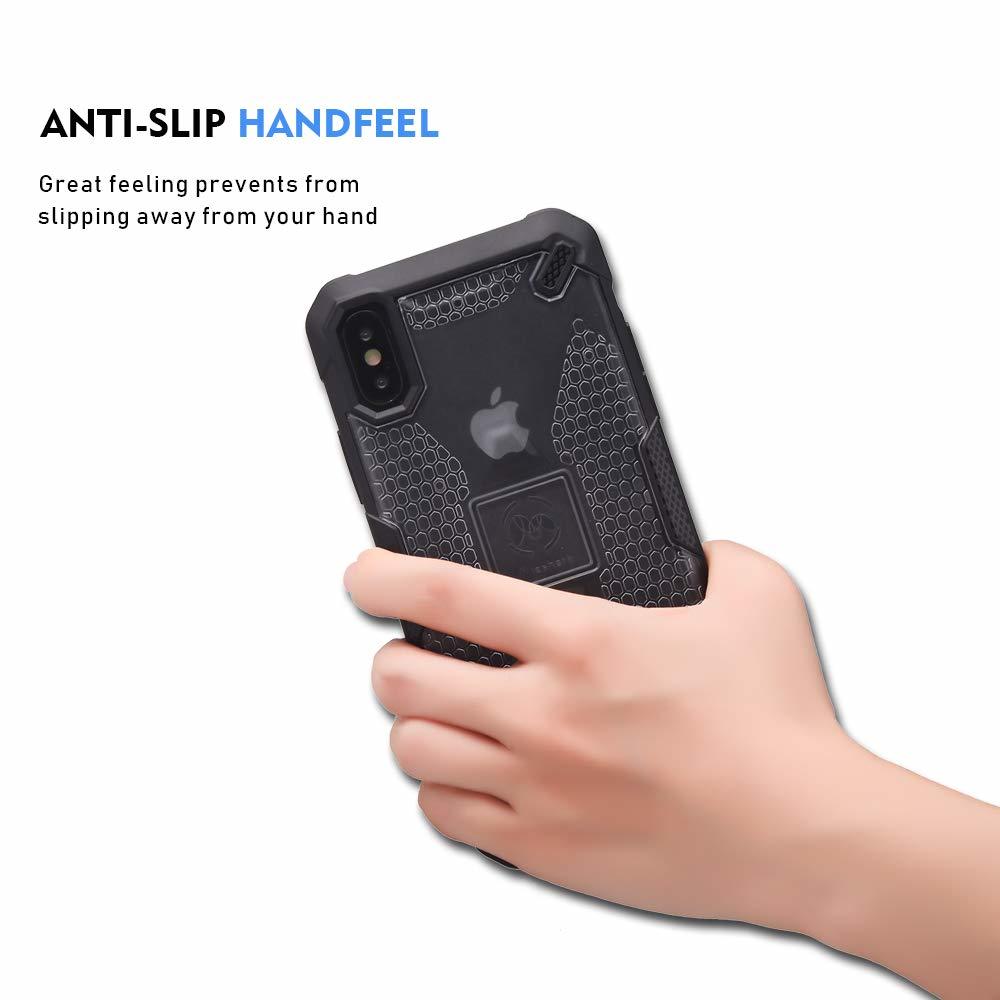 Miesherk: YY phone case for iPhone XS MAX- Grey+Black image