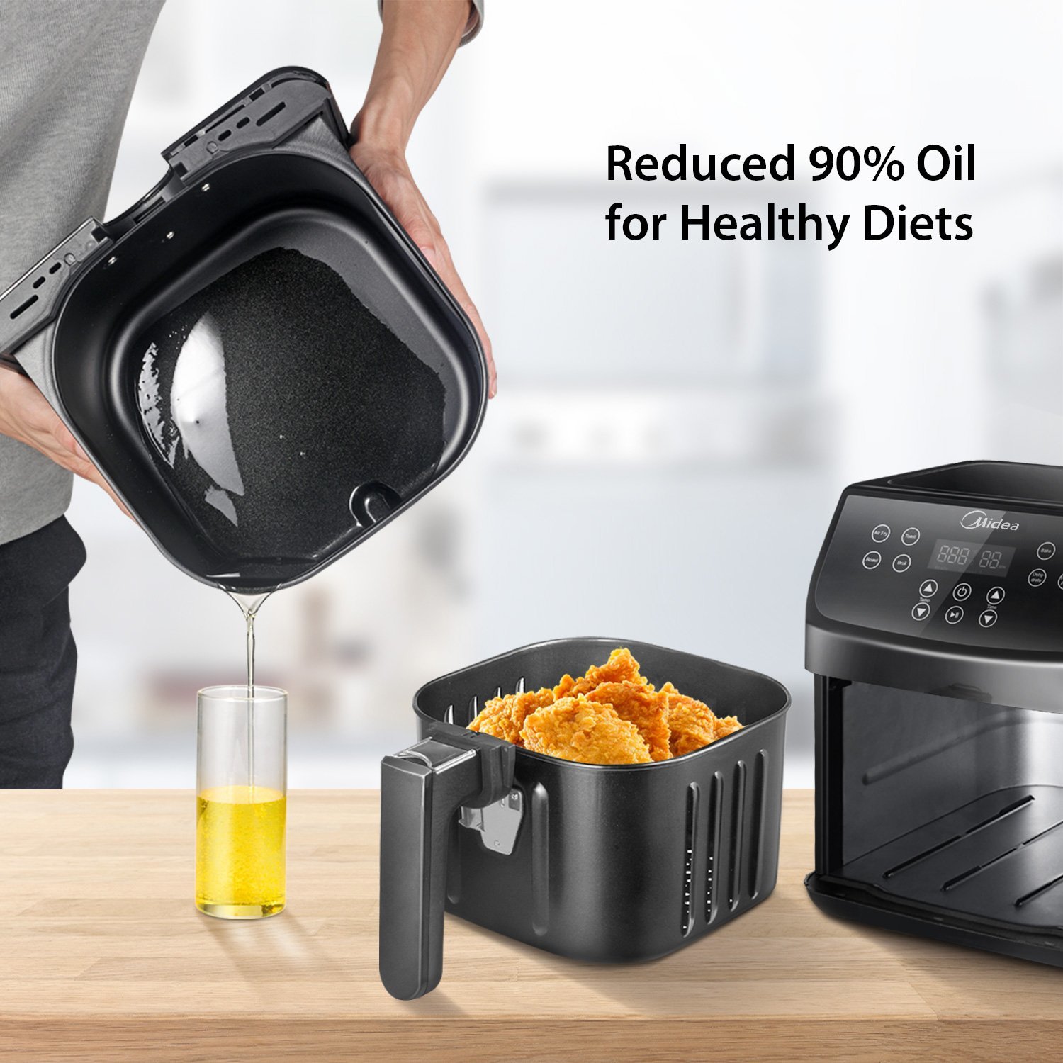Buy Midea Air Fryer 5.5L at Mighty Ape NZ