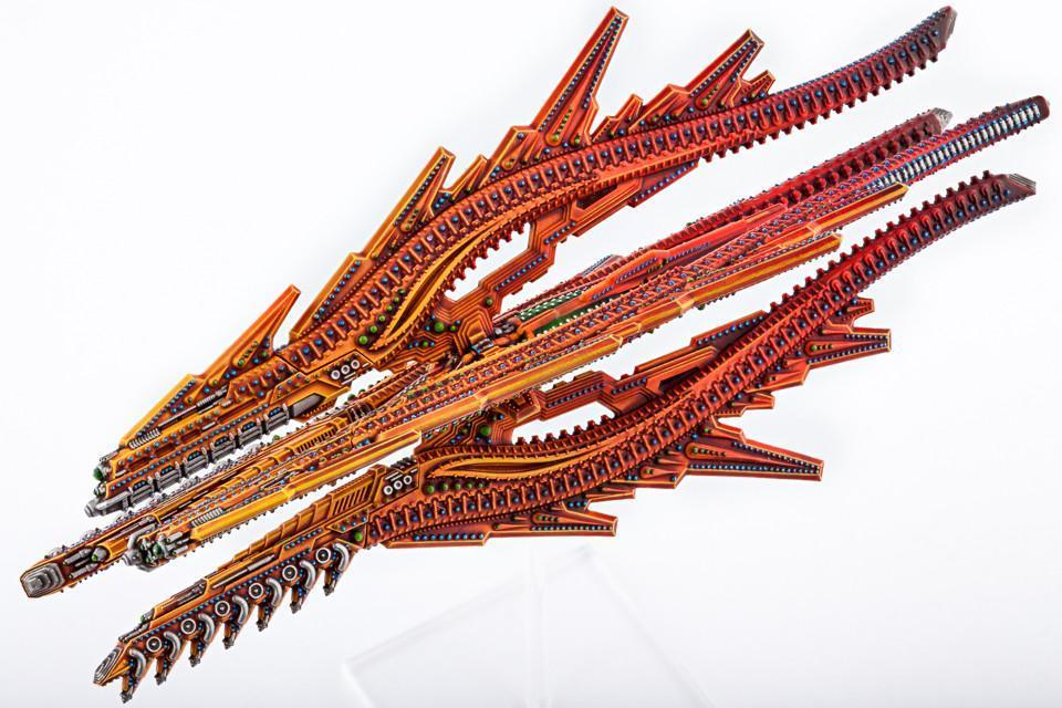 Dropfleet Commander: Shaltari Battlecruiser - Ruby/Sapphire image