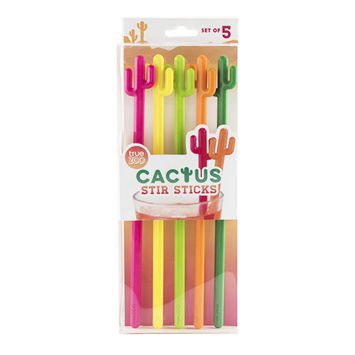 TrueZoo: Cactus Stir Sticks (Set of 5) image
