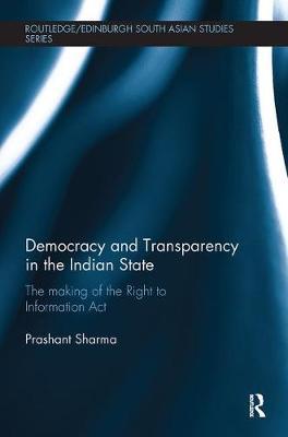 Democracy and Transparency in the Indian State by Prashant Sharma image