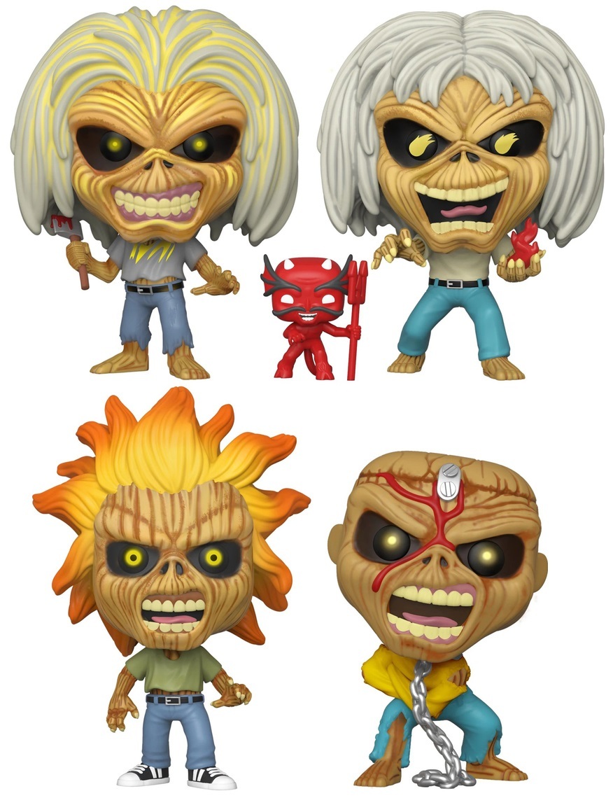 Iron Maiden (Eddie) - Pop! Vinyl Figure 4-Pack image