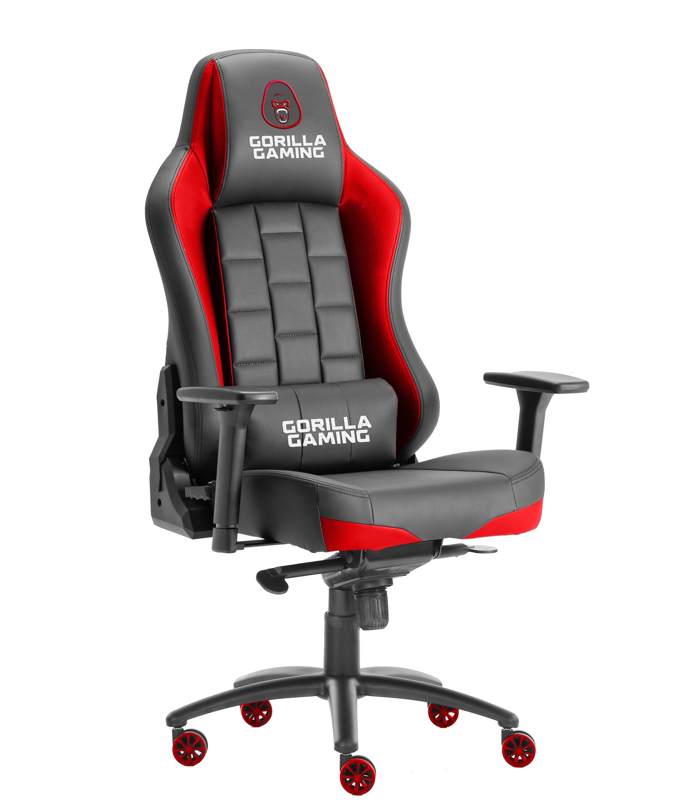 Gorilla Gaming Alpha Prime Chair - Black & Red for image