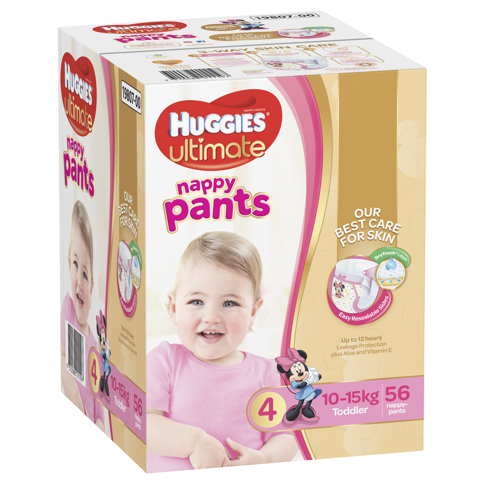Huggies Ultimate Nappy Pants: Jumbo Pack - Toddler Girl 10-15kg (56) image