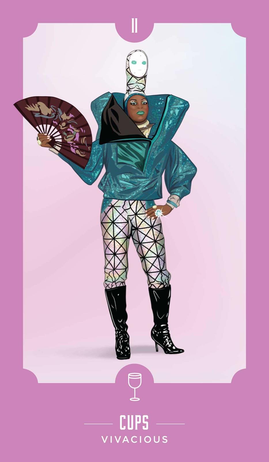 RuPaul's Drag Race Tarot Cards by Paul Borchers image