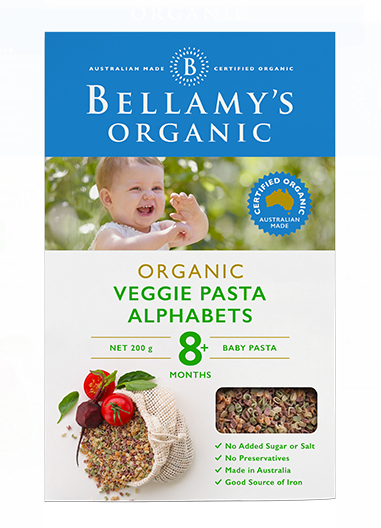 Bellamy's Organic: Vegie Alphabet (200gm) image