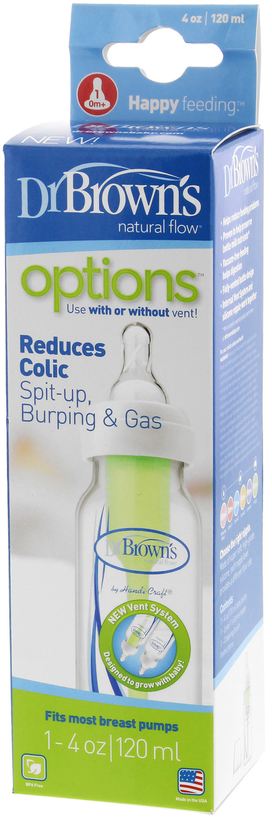 Dr Brown's 120ml Feeding Bottle - Single image