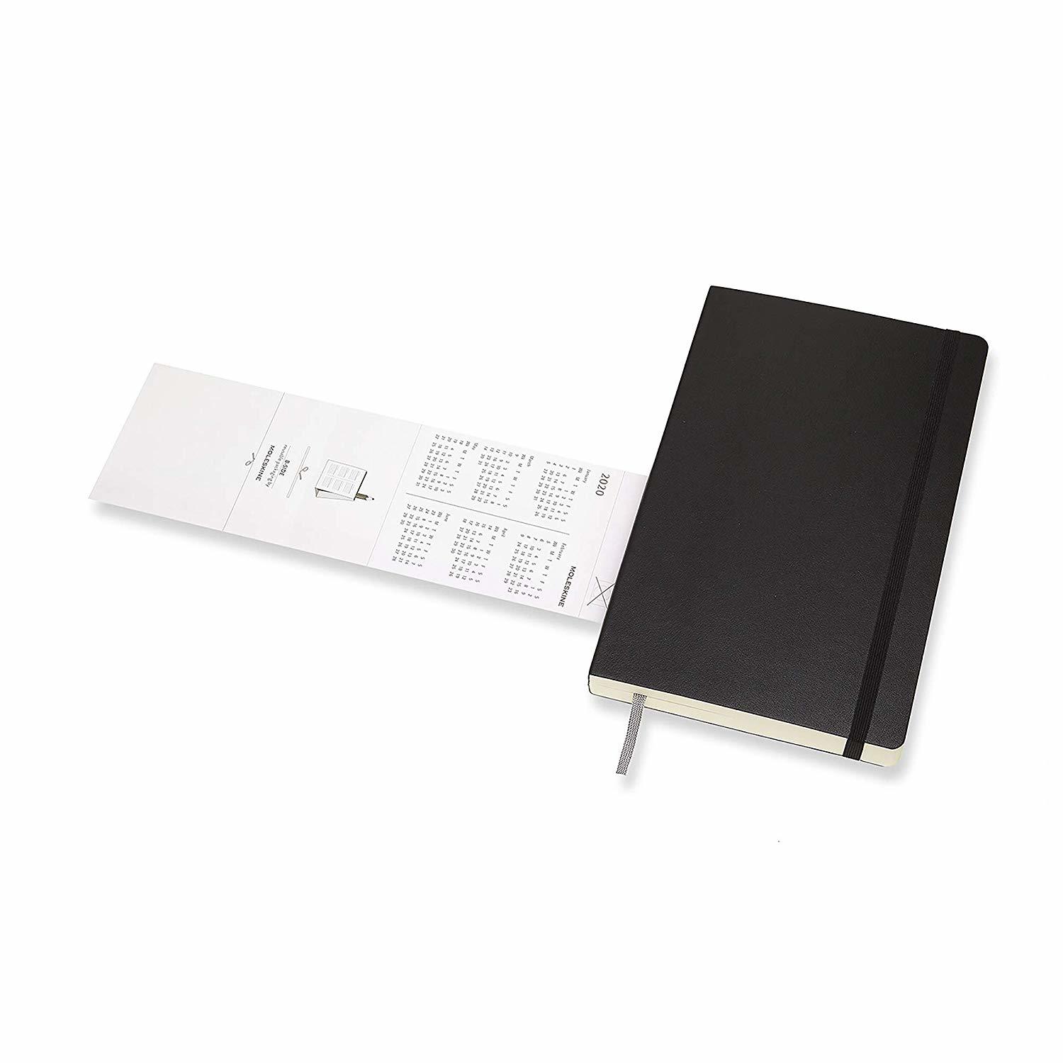 Moleskine: 2020 Diary Large Soft Cover 12 Month Daily - Black image