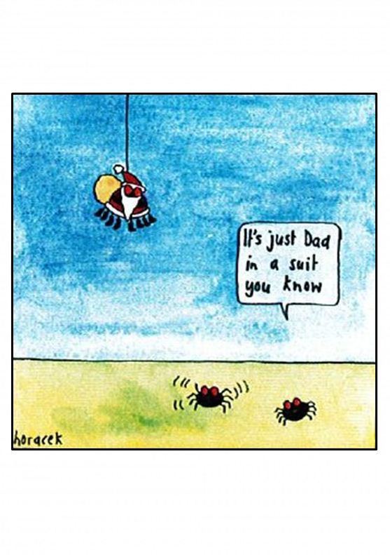 Judy Horacek: It's Just Dad In A Suit - Greeting Card image