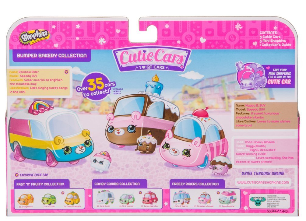 Shopkins: Cutie Cars 3-Pack - Bumper Bakery image