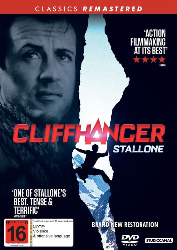 Cliffhanger on DVD