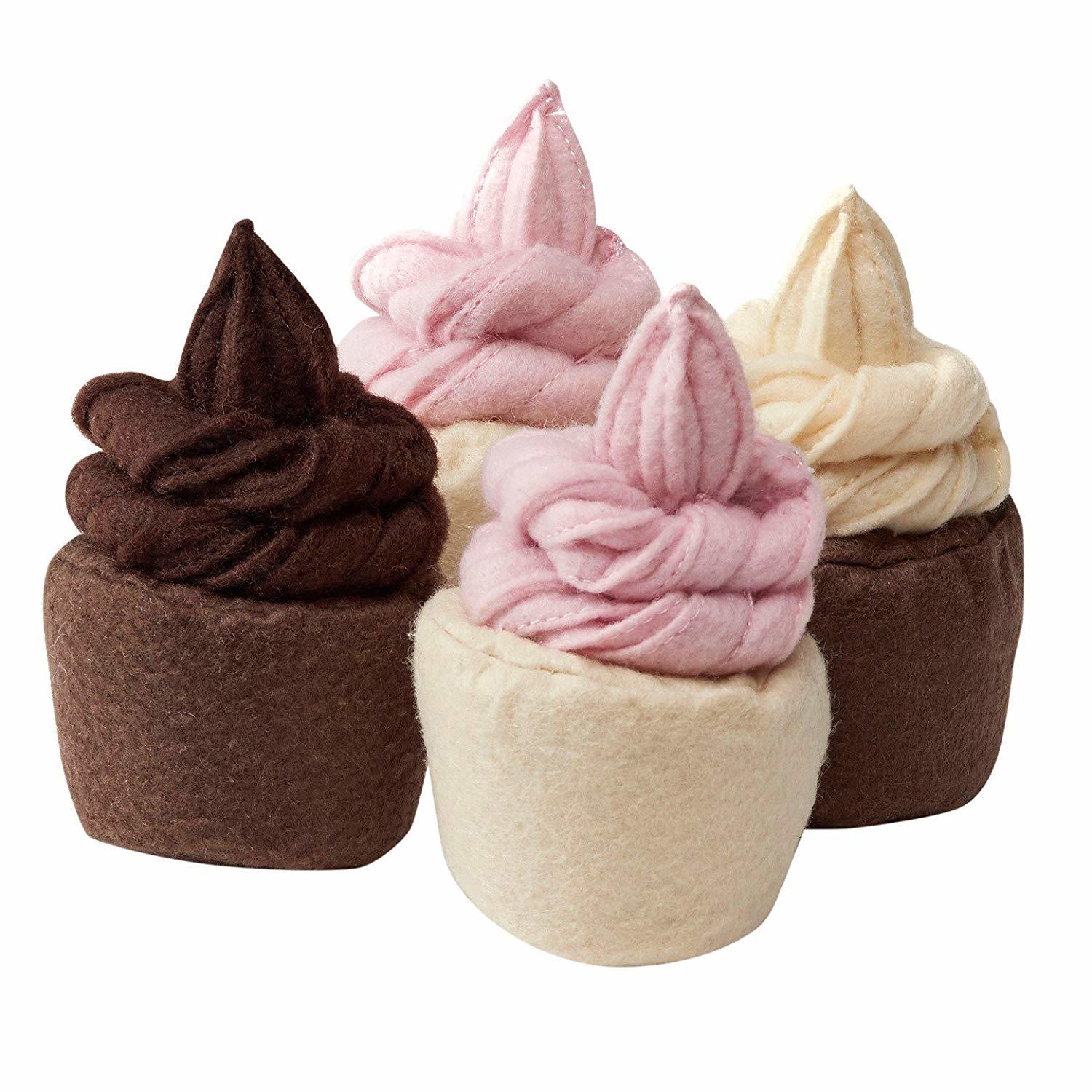 Antsy Pants: Felt Food Playset - Cupcakes image