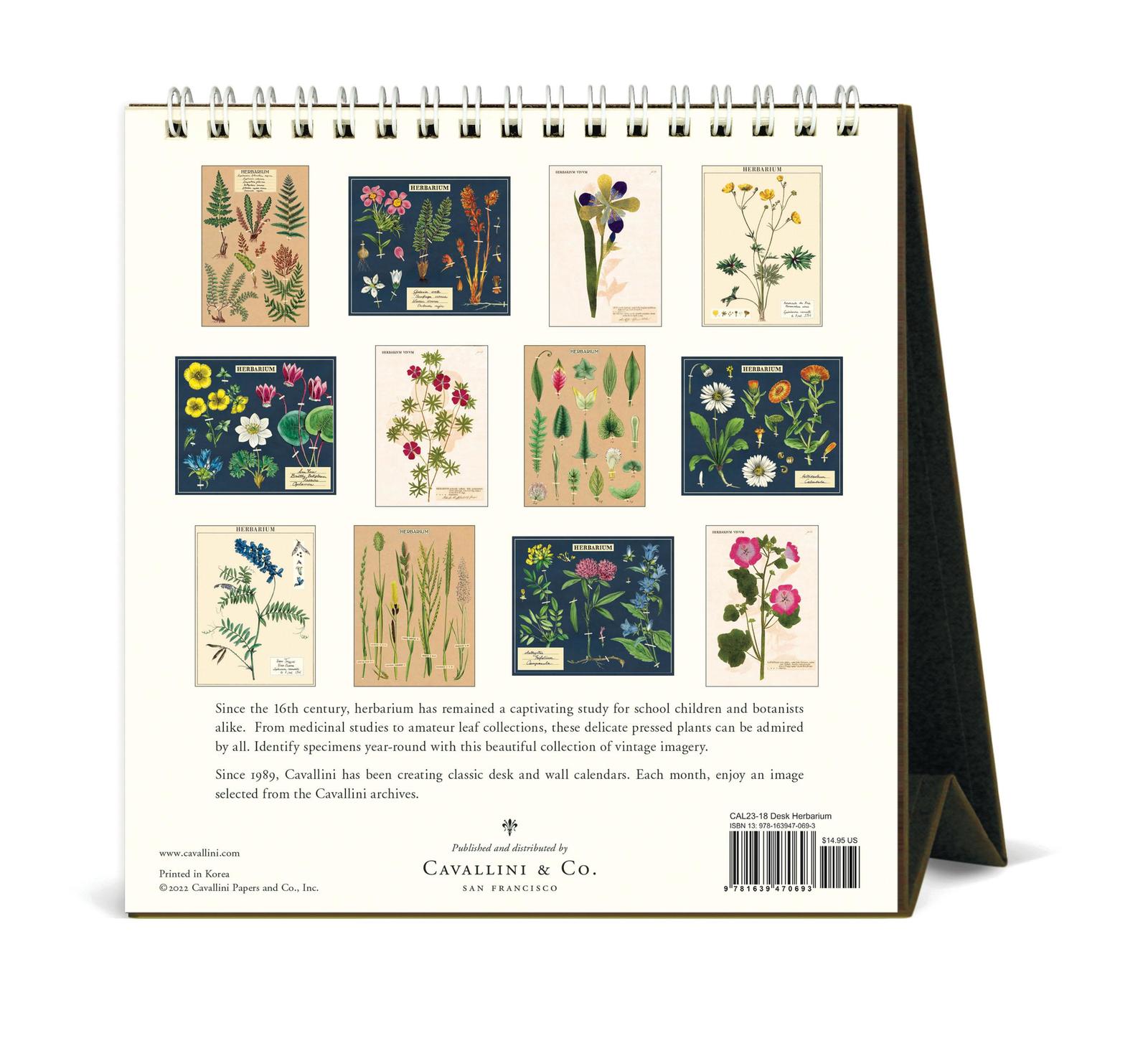 Buy Cavallini & Co Vintage Herbarium Desk Calendar (2023) at Mighty