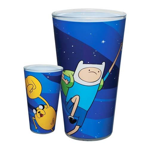 Adventure Time Finn and Jake Fist Bump Pint Glass image