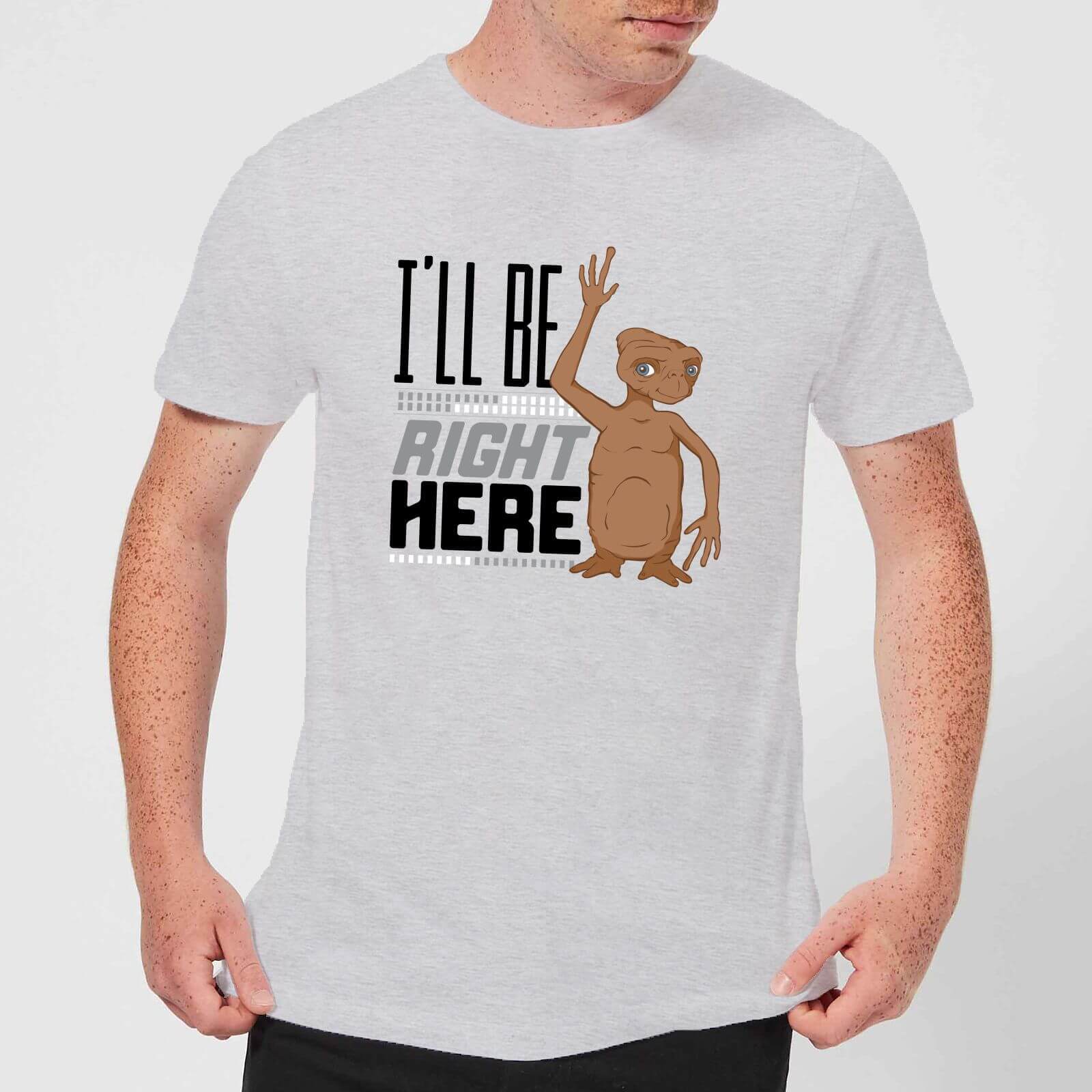 ET: I'll Be Right Here T-Shirt - Grey/XX-Large image