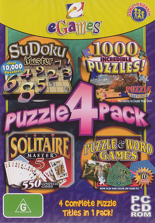 eGames Puzzle 4-Pack for PC Games image