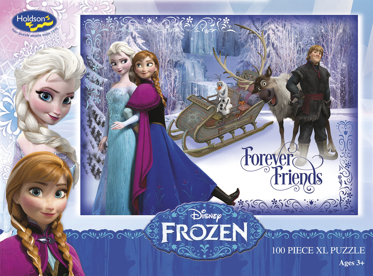 Disney Frozen 100 Piece Boxed Puzzle - Forever Friends