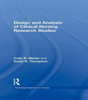 Design and Analysis of Clinical Nursing Research Studies by Colin R. Martin image