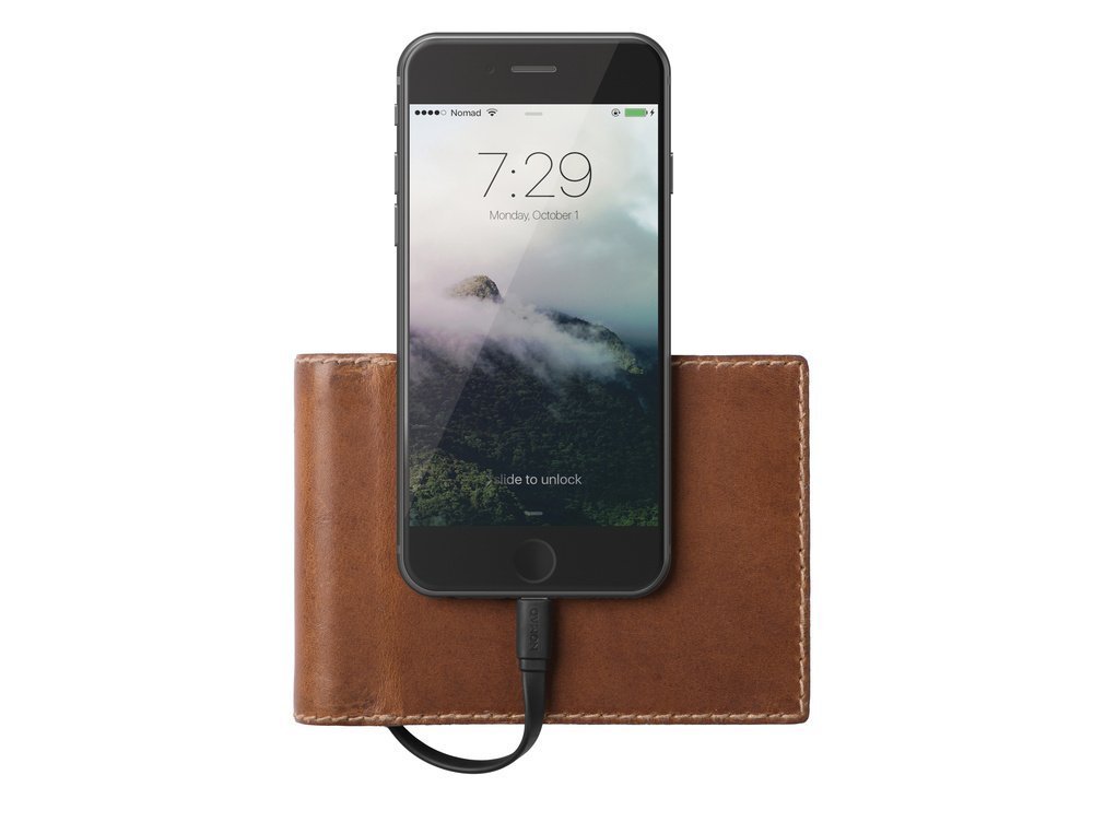 Nomad Horween Leather Charging Wallet - Bifold (Brown) image