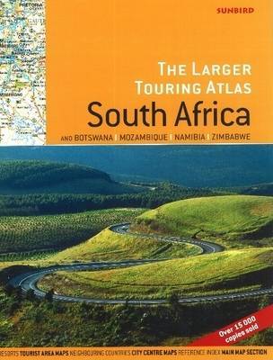 Larger Touring Atlas of South Africa & Botswana, Mozambique, Namibia & Zimbabwe by John Hall image