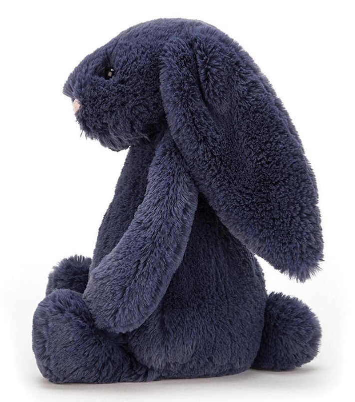 Jellycat: Bashful Navy Bunny - Small Plush image