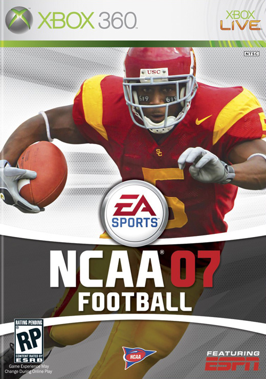 NCAA Football 07 on X360