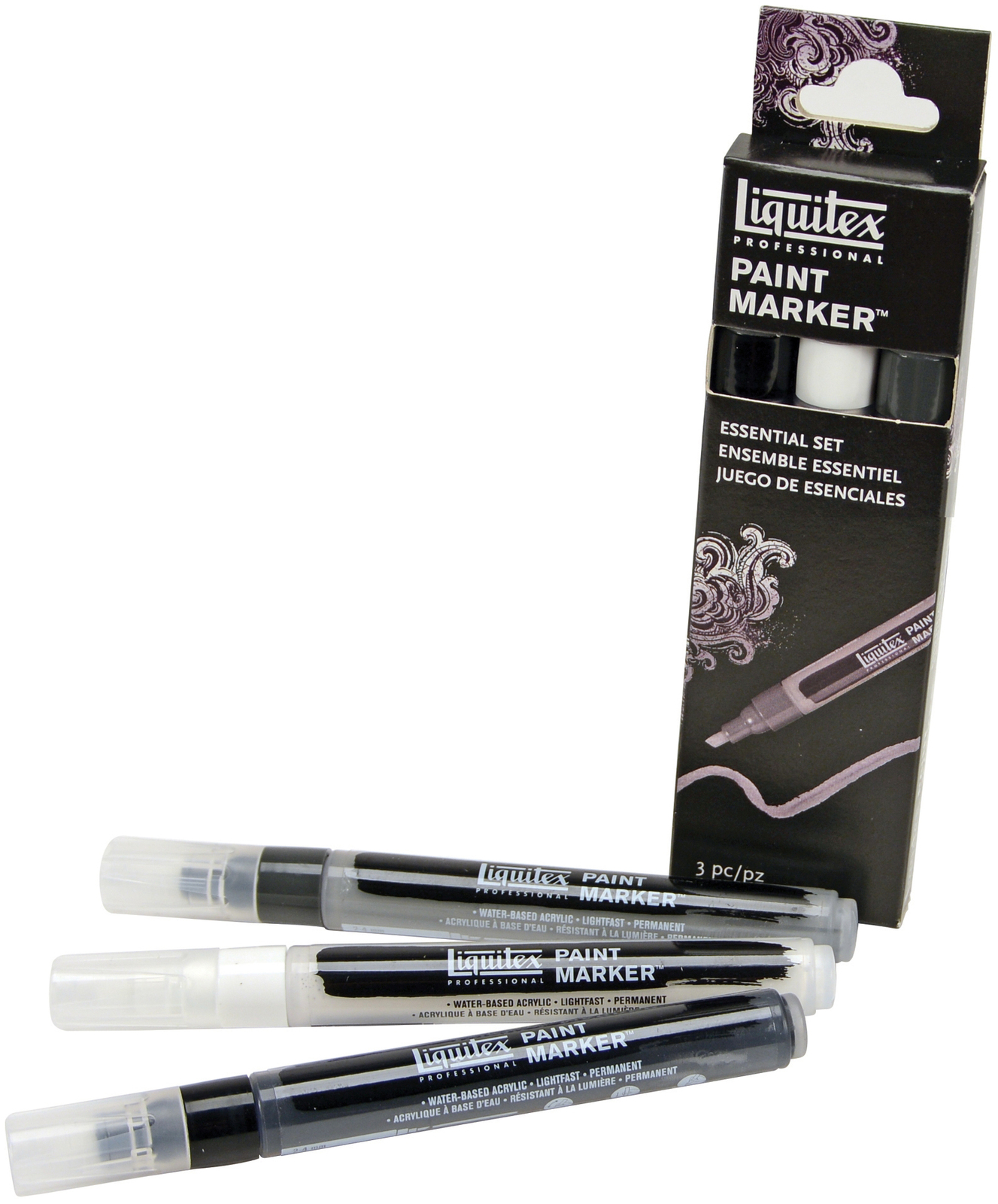 Liquitex: Acrylic Marker Set 3 Fine Neutral (2mm) image