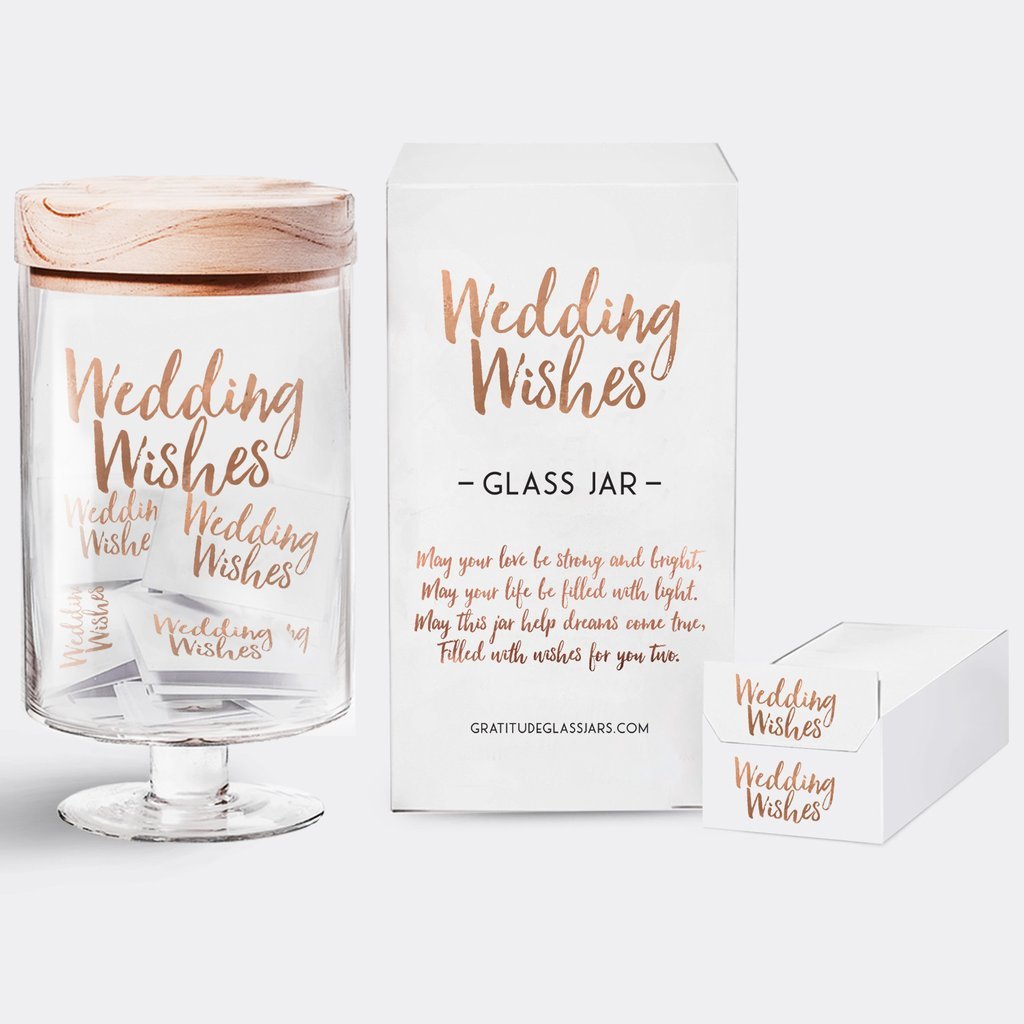 Wedding Wishes Glass Jar image