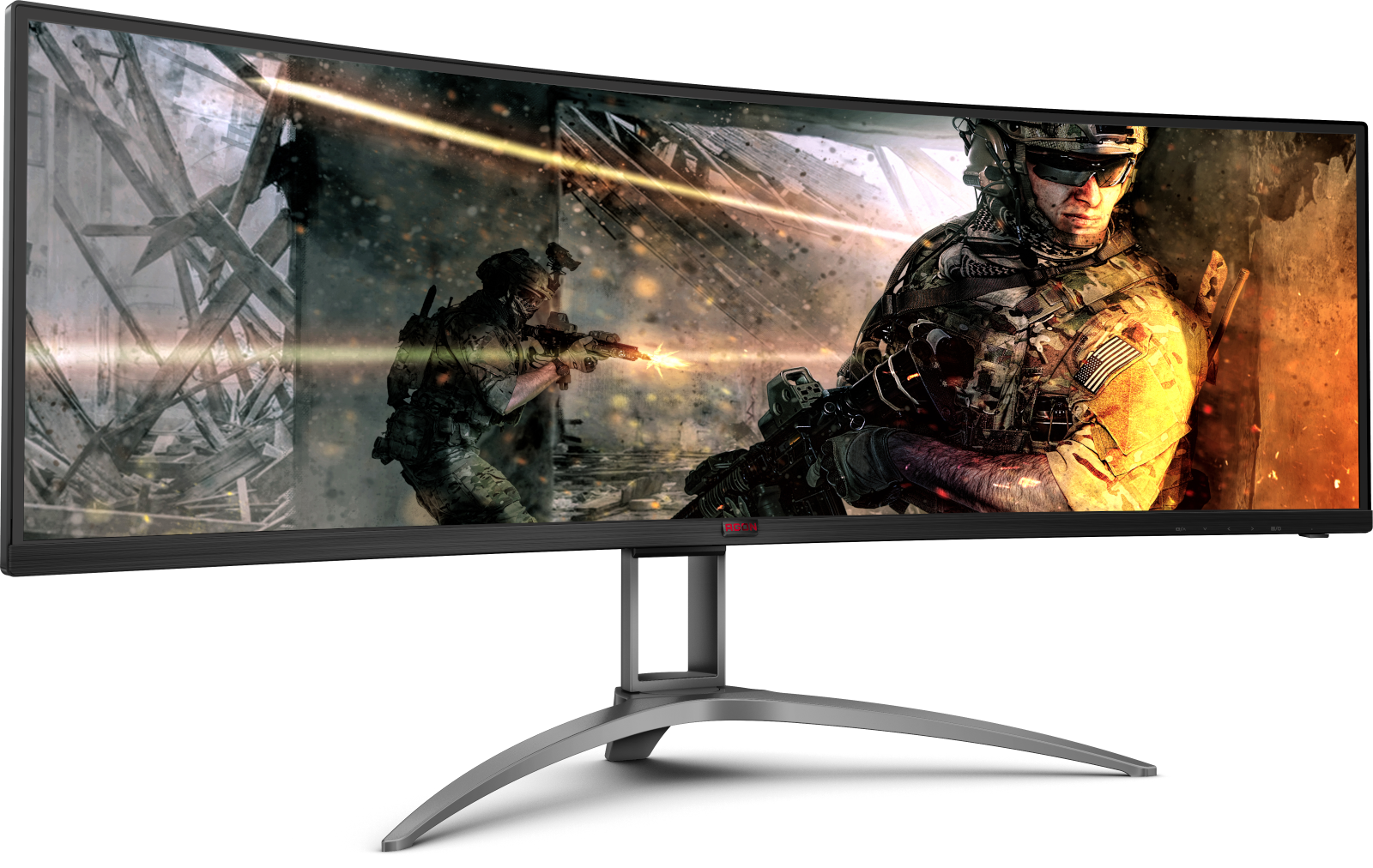 49" AOC Curved UltraWide Gaming Monitor at Mighty Ape NZ