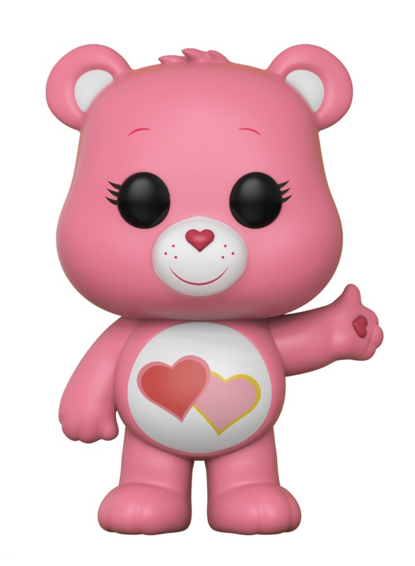 care bear flocked figures