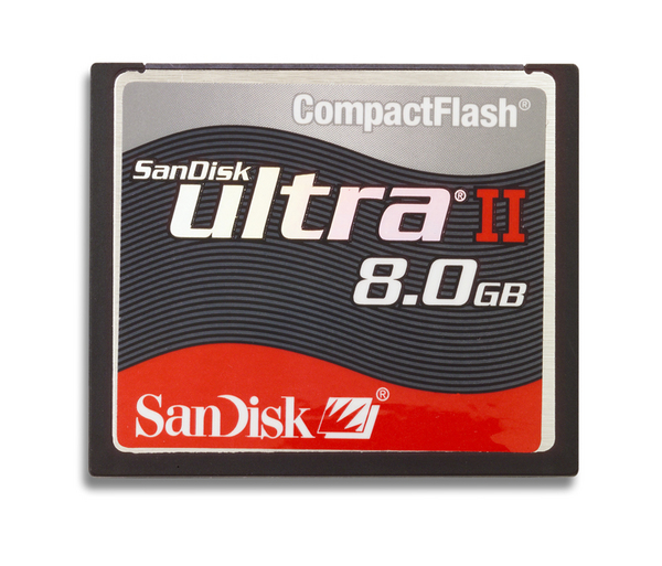 SANDISK ULTRA II 60X COMPACTFLASH 8GB image