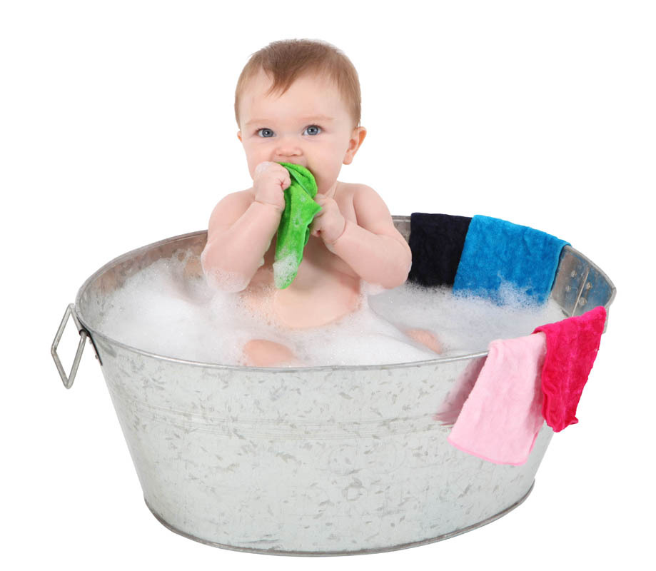 Mum 2 Mum Face Washers - White Pack image