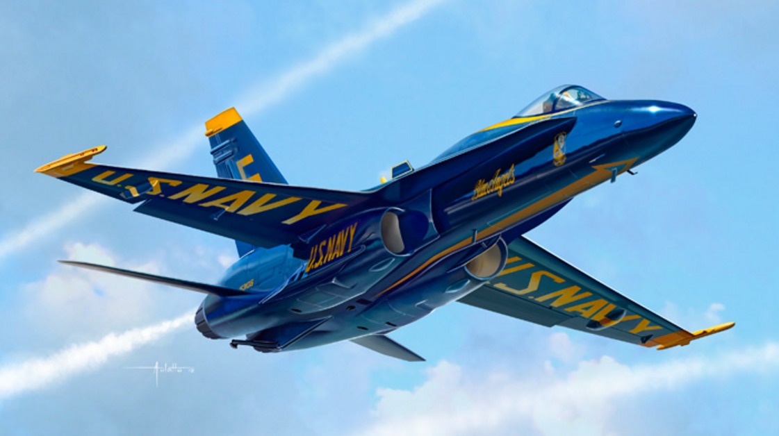 1/72 F/A-18 Blue Angels - Model Kit | at Mighty Ape NZ