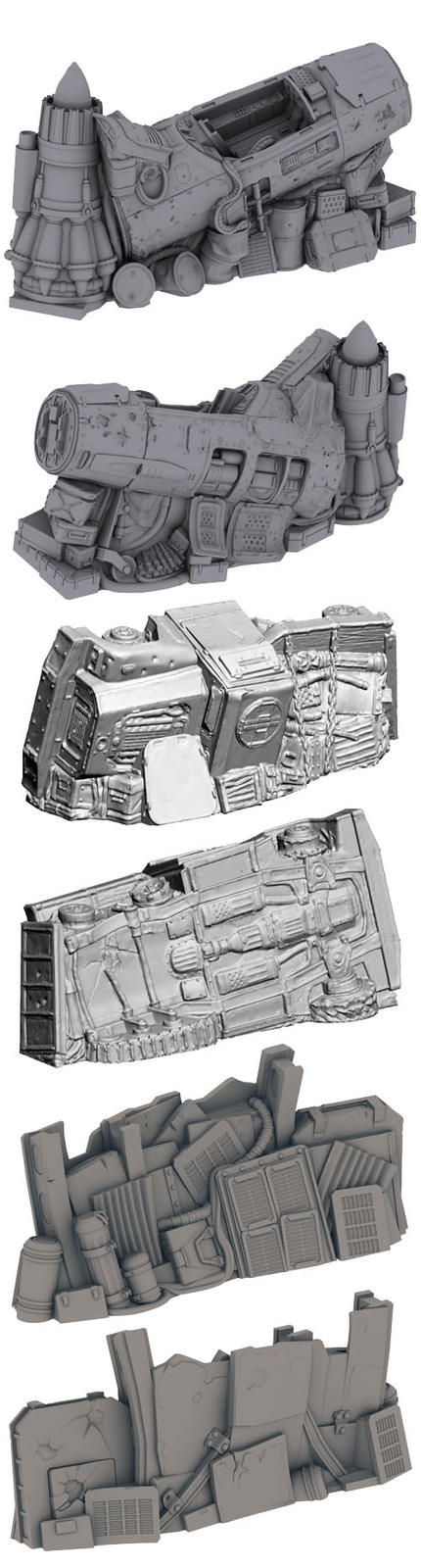 Secret Weapon Terrain: Scrap Yard - Junk Walls