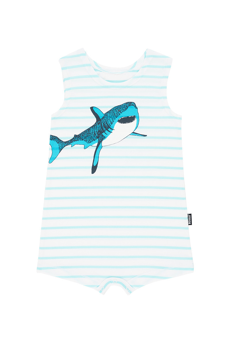 Bonds Toughies Suit - Shark (3-6 Months) image