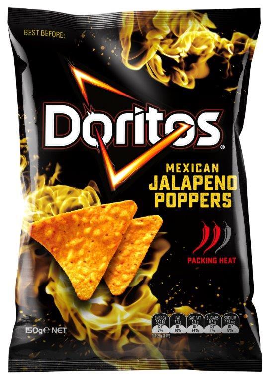 Doritos Flaming Mexican Jalapeno Poppers 150g at Mighty Ape NZ