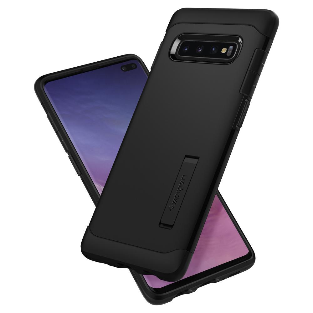 Spigen Galaxy S10+ Slim Armor Case - Black image