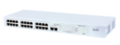 3Com Baseline Switch 2126-G 24 Port 10/100 + 2 Port 10/100/1000 with auto MDI/MDIX on all ports Layer 2 Unamanaged Switch - 3Com Baseline Switch 2126-G 24 Port 10/100 + 2 Port 10/100/1000 with auto MDI/MDIX on all ports Layer 2 Unamanaged Switch -