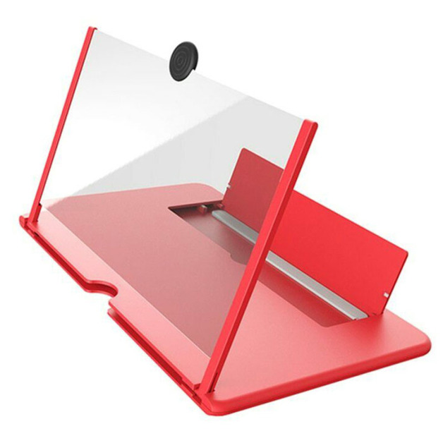 Thin Foldable Mobile Phone Screen Amplifier Red at Mighty Ape NZ