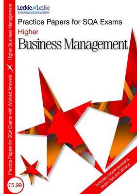 Higher Business Management Practice Papers for SQA Exams by Lee Coutts image