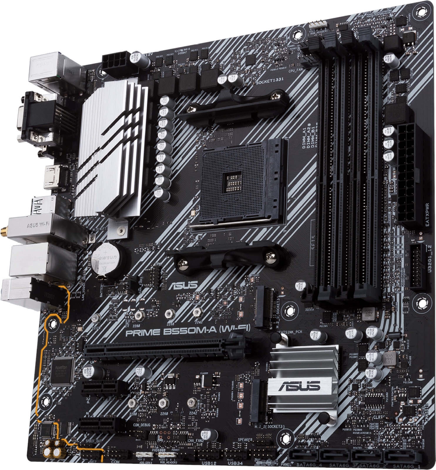 ASUS Prime B550MA (WiFi) mATX AM4 Motherboard at Mighty Ape NZ
