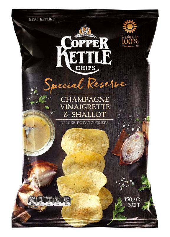 Copper Kettle Chips Special Reserve Champagne Vinaigrette & Shallot