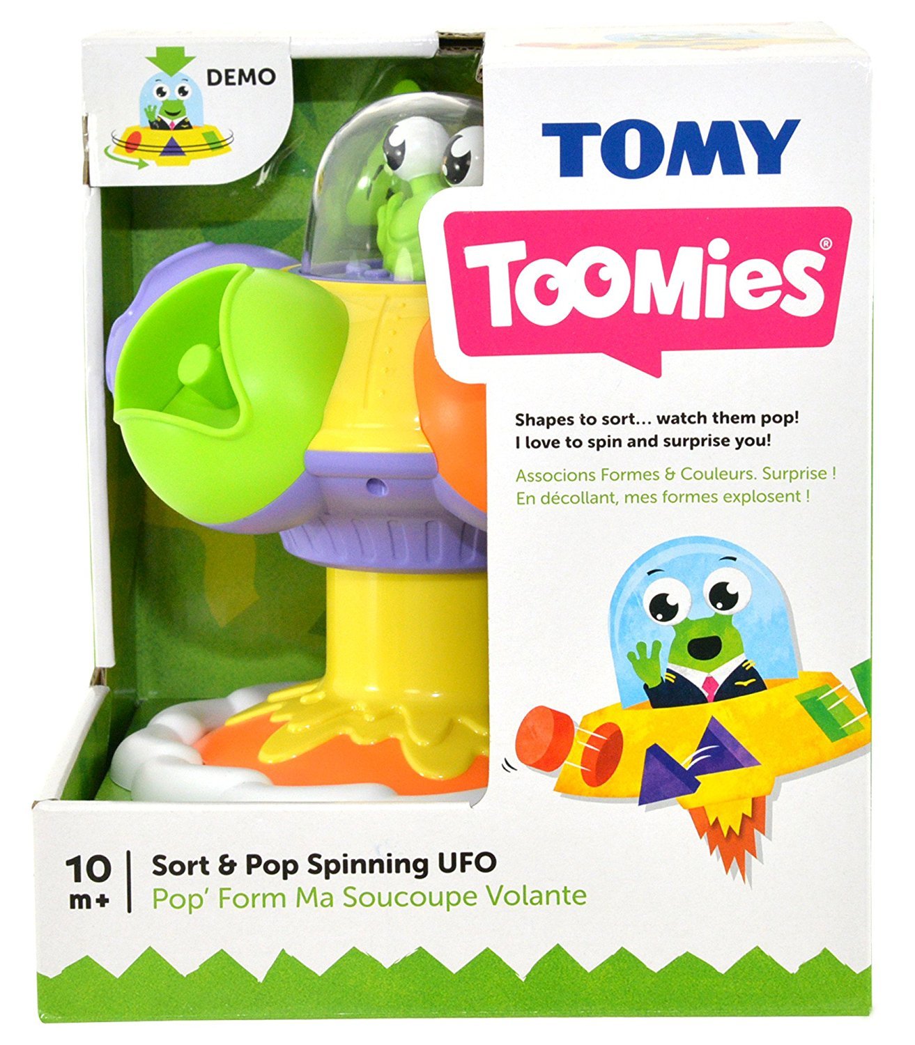 Tomy Toomies: Sort & Pop - Spinning UFO image