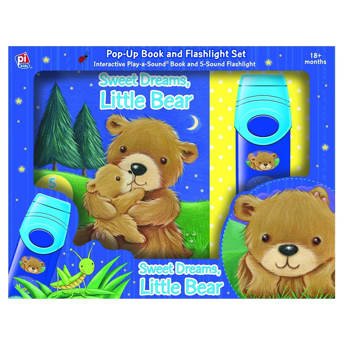 Sweet Dreams Little Bear – Board Book and Flashlight Set on Hardback